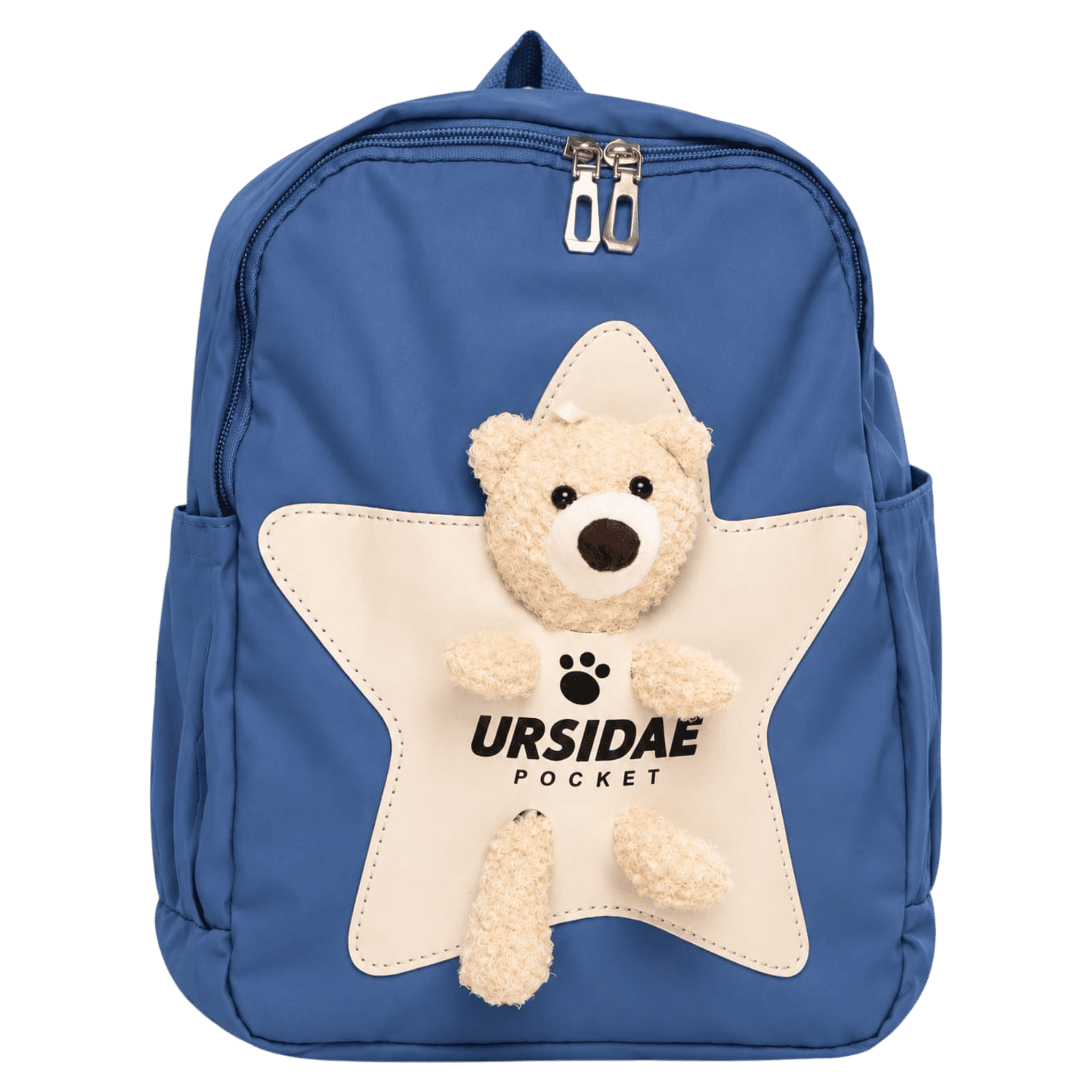 Ghiozdan-copii-bubu-albastru Ghiozdan copii gradinita, scoala Bubu cu ursulet, Albastru - imagine 1